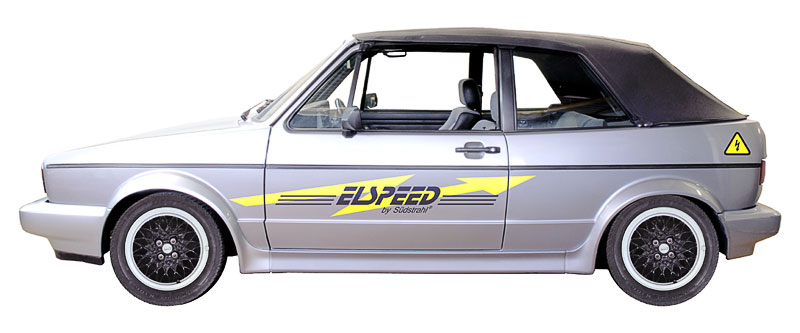 Elspeed One Golf Cabriolett mit Elektroantrieb